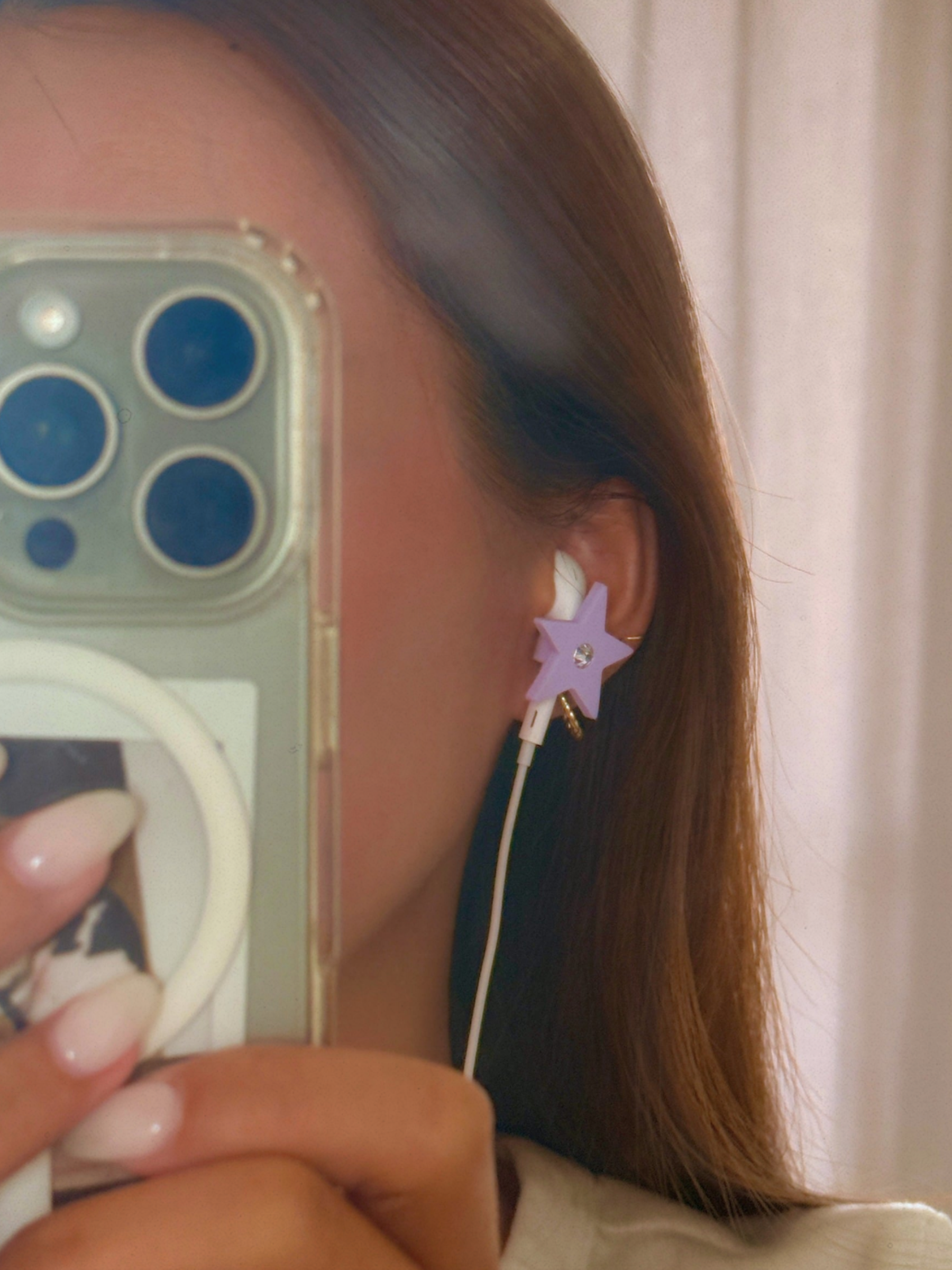 big star podcharms in lilac